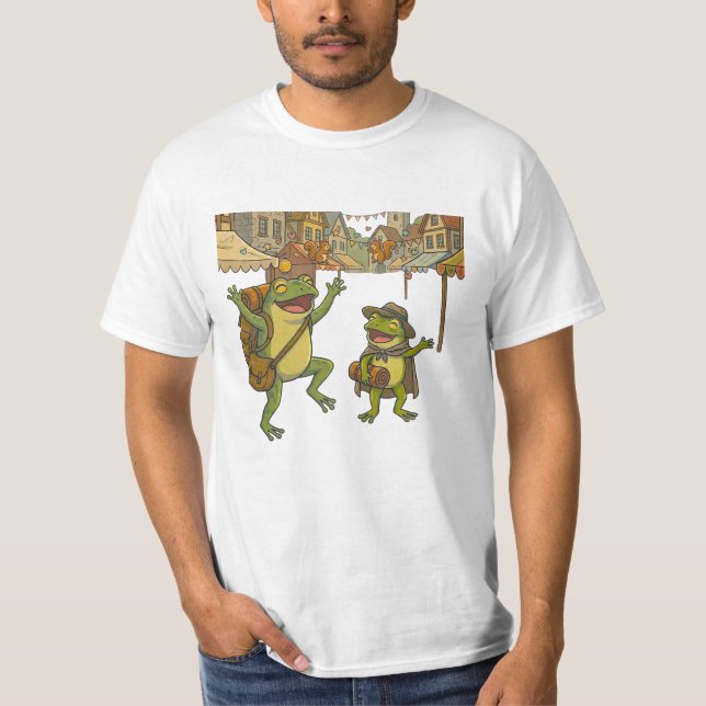Camiseta adventure frogs short story (Frente)