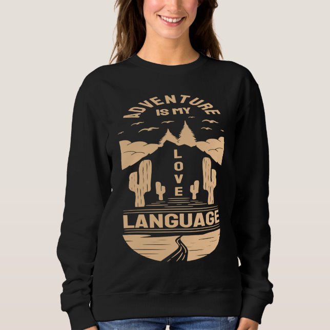 Camiseta Adventure is My Love Language  Camp Graphic Plus S (Frente)