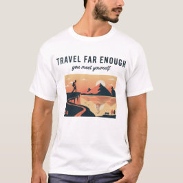 Camiseta Adventure Landscape Illustration