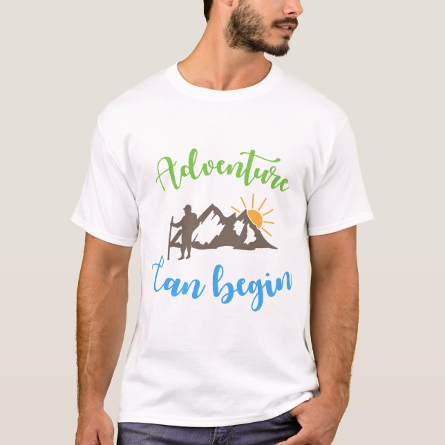 Camiseta Adventure pode começar (Frente)