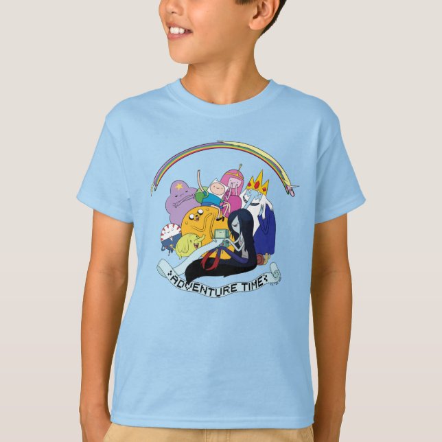 Camiseta Adventure Time | BMO Group Graphic (Frente)