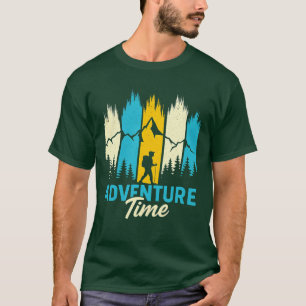 Camiseta Adventure Time Tee - Deslocar, Explorar, Descobrir
