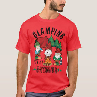 Camiseta Adventure Vacation Glamp Camp Gnomes Camping famil
