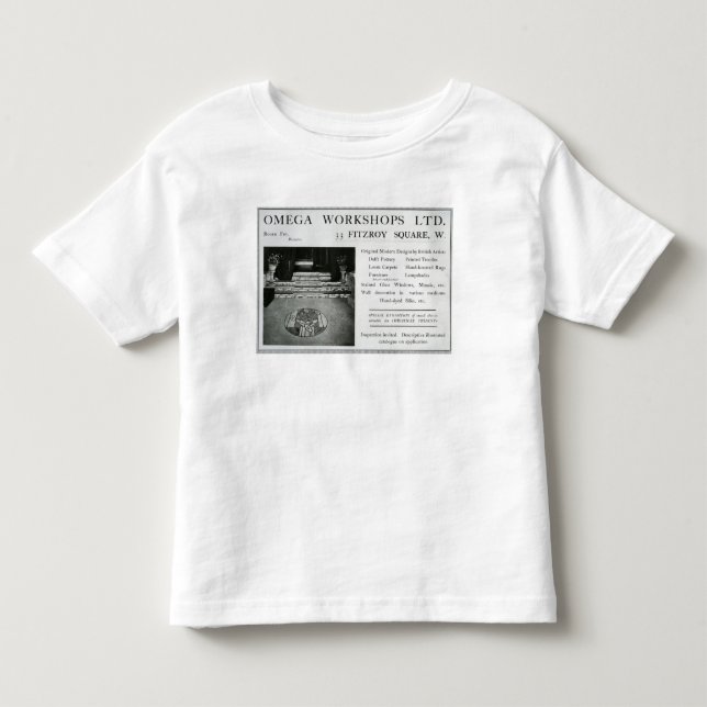 Camiseta Adverisement para oficinas Ltd de Omega (Frente)