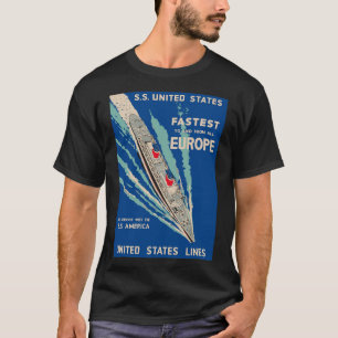 Camiseta Advert. Vintage dos Estados Unidos