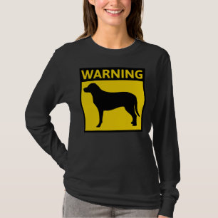 Camiseta Advertência ao Cachorro Labrador Retriever