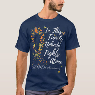 Camiseta Advertência ao guerreiro de suporte da família ADH