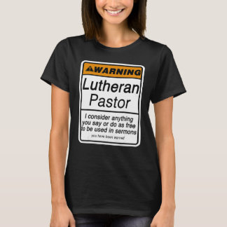 Camiseta Advertência ao Pastor Engraçado para o Apreciado d