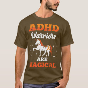 Camiseta Advertência de Consciência ADHD Sobrevivente do Gu