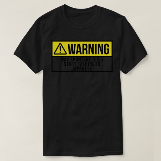 Camiseta Advertência Engraçada E Impressionante Pode Começa (Frente do Design)