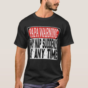 Camiseta Advertência Para O Papa Pode Dormir De Repente A Q