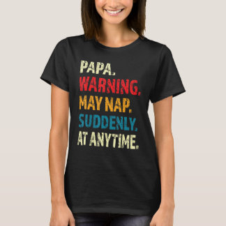 Camiseta Advertência Para O Papa Pode Dormir De Repente Em