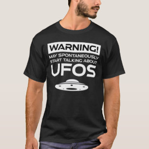 Camiseta Advertência Pode Começar A Falar Espontaneamente