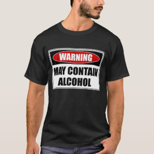 Camiseta Advertência Pode Conter Álcool