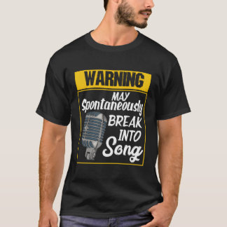 Camiseta Advertência Pode Spontaneamente Se Transformar Em 