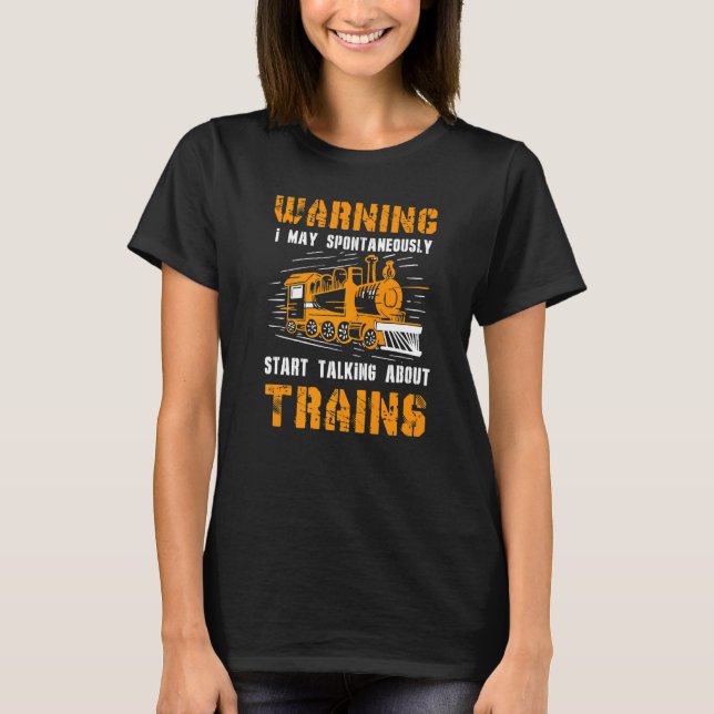Camiseta Advertência Posso Falar Espontaneamente Sobre Comb (Frente)