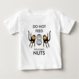Camiseta Advertência sobre a alergia às crianças