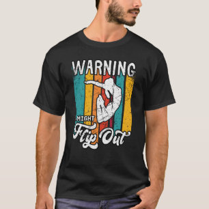 Camiseta Advertindo Eu Posso Sacudir Gymnast Gymnastics Pun