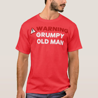 Camiseta Advertindo O Velho Engraçado, Velho Dizendo Excele