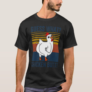 Camiseta Advinhe o Animal Vintage O Que Bunda de Frango Fra