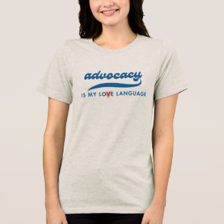 Camiseta Advocacy É Minha Língua De Amor Tee_Embolden