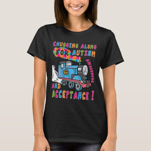 Camiseta Advocate Aceitação do Comboio Quebra-cabeça do Com (Frente)