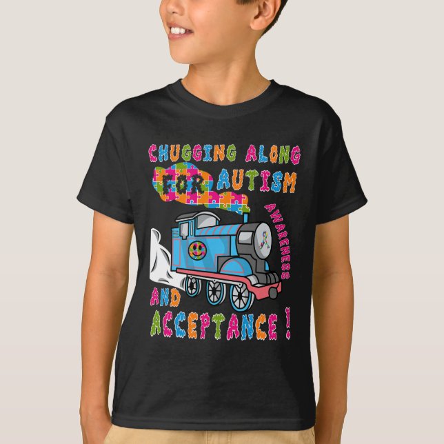 Camiseta Advocate Aceitação do Comboio Quebra-cabeça do Com (Frente)