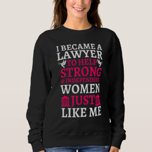 Camiseta Advogada Fofa Estudante de Direito Graduada em Dir