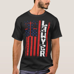 Camiseta Advogado Americano de Advogado de Direito Estudant