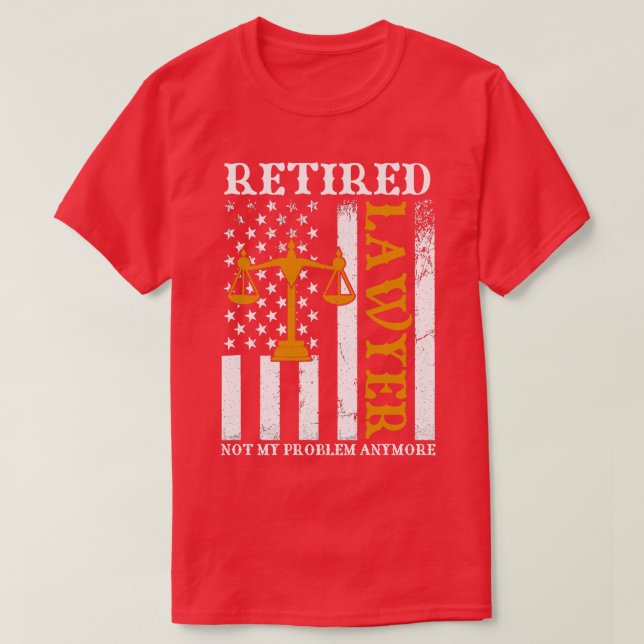 Camiseta Advogado Aposentado Não É Meu Problema Mais Um Apo (Frente do Design)