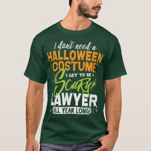 Camiseta Advogado Assustador Engraçado Figurino 2824