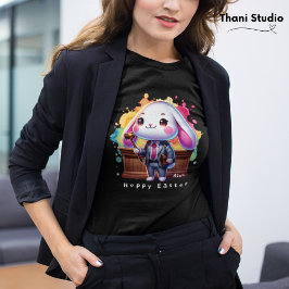 Camiseta Advogado de Coelho Cortado, Páscoa de Hoppy, Nome