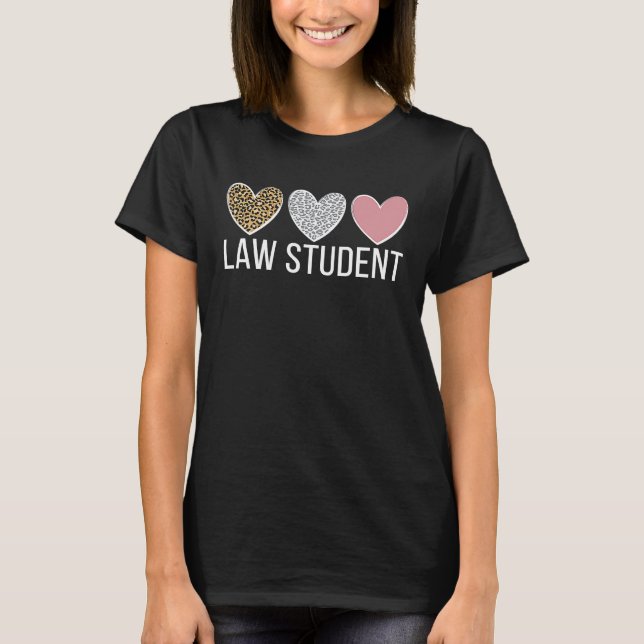Camiseta Advogado De Corações De Direito (Frente)