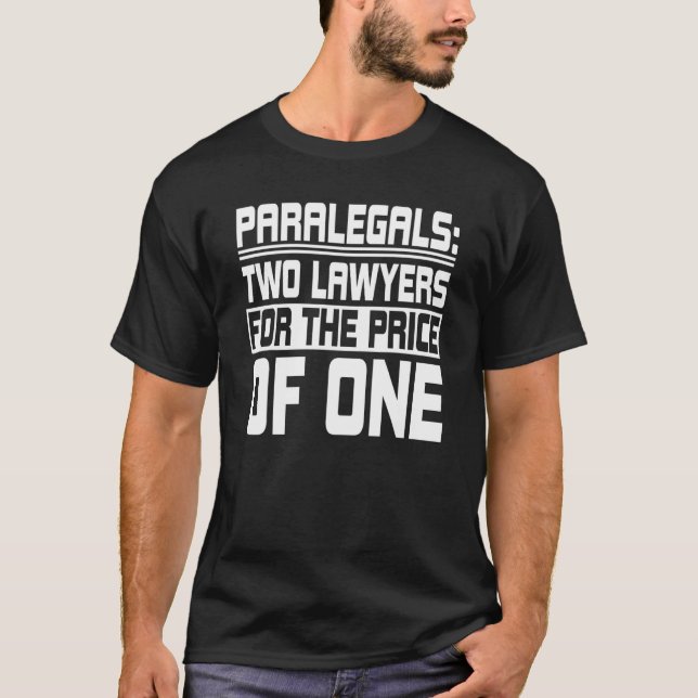 Camiseta Advogado de Direito Paralegal Assistente Jurídico  (Frente)