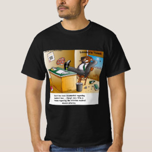 Camiseta Advogado de Divórcio de Rato de Água de Rick Londo