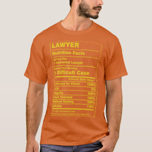 Camiseta Advogado de Fatos Nutricionais