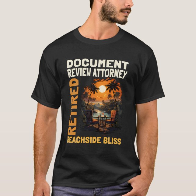 Camiseta Advogado de Revisão de Documento Reformado - Retir (Frente)