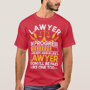 Camiseta Advogado do Futuro Advogado de Direito Engraçado