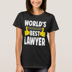 Camiseta Advogado do Mundo: Melhor Advogado Profissão