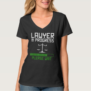 Camiseta Advogado Em Andamento: Escala Da Faculdade De Dire
