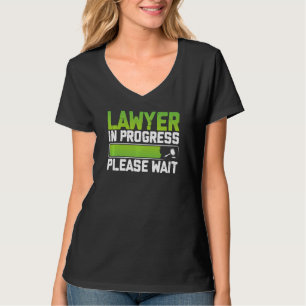 Camiseta Advogado Em Andamento, Procurador De Estudantes De