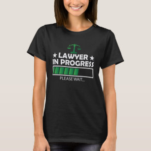 Camiseta Advogado em Progresso, advogado estudante 1