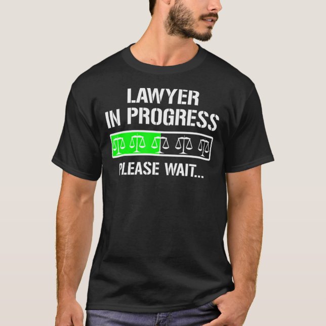Camiseta Advogado Estudante De Direito Em Andamento (Frente)