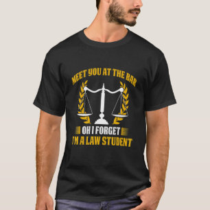 Camiseta Advogado Estudante De Direito Estudante De Direito