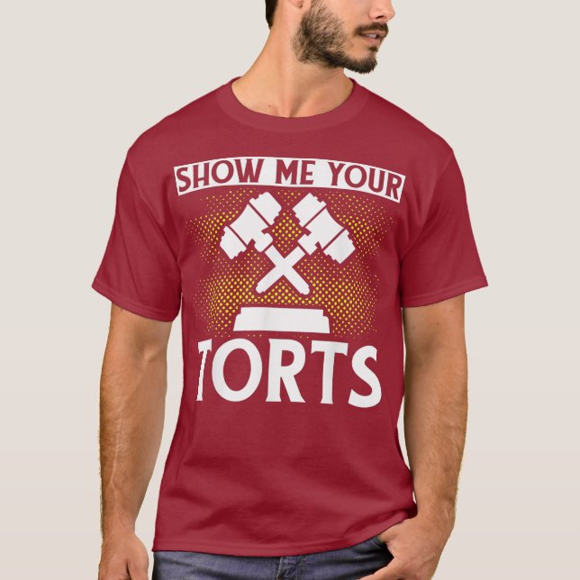 Camiseta Advogado Estudante de Direito Mostre-me Seu (Frente)