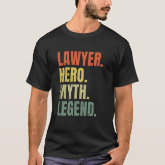 Camiseta Advogado Hero Mito Legenda Melhor Advogado