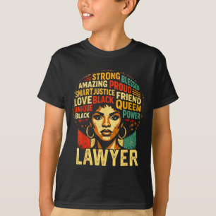 Camiseta Advogado Mês da História Negra Orgulho Negro Poder