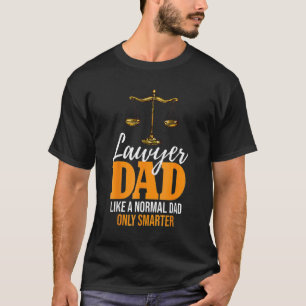 Camiseta Advogado Pai Como Um Pai Normal Apenas Mais Inteli