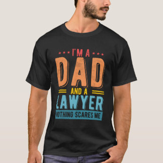 Camiseta Advogado Pai Nada Me Assusta Dia de os pais