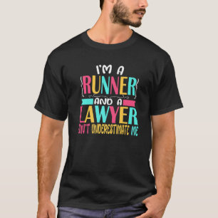 Camiseta Advogado Runner Half Marathon 5k Race Attorney Fir